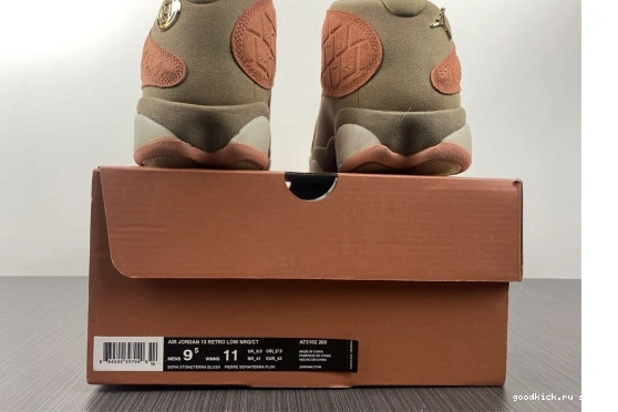 CLOT SEPIA BLUSH JORDAN CANTEEN-TERRA AT3102-200 AT3102-200 AIR X 13 LOW STONE 0423